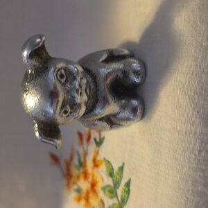 Vintage "Bucki" Cast Iron Pup Paperweight By Griswald In Erie, PA